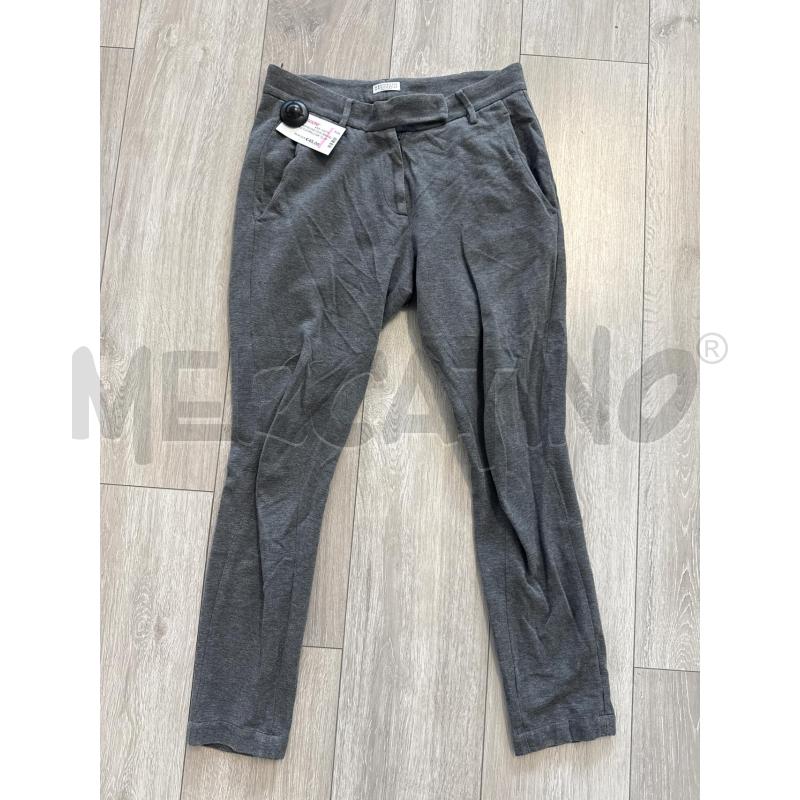 PANTALONE UOMO BRUNELLO CUCINELLI GIRGIO SCURO IN COTONE  | Mercatino dell'Usato Corciano 1