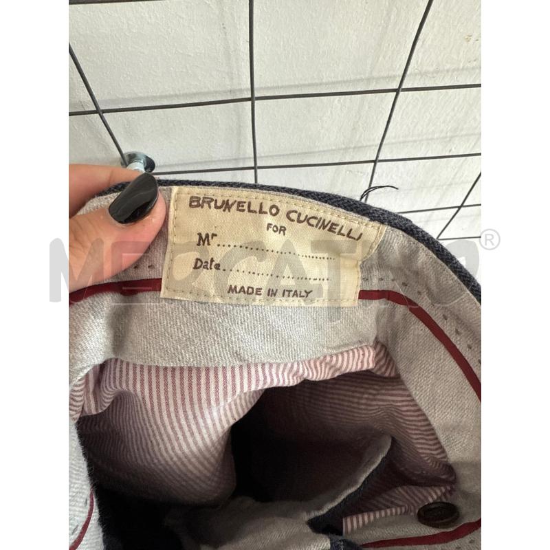 PANTALONE UOMO BRUNELLO CUCINELLUI BLU NOTTE TASCHE AMERICANE  | Mercatino dell'Usato Corciano 4