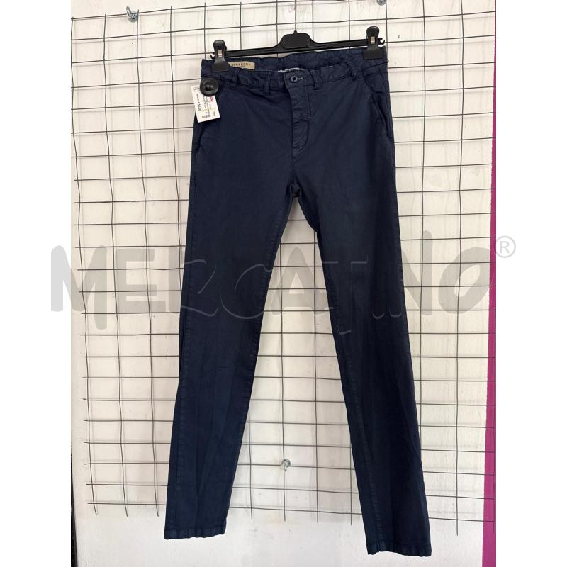PANTALONE UOMO BURBERRY BLU NOTTE CON TASCHE AMERICANE  | Mercatino dell'Usato Corciano 1