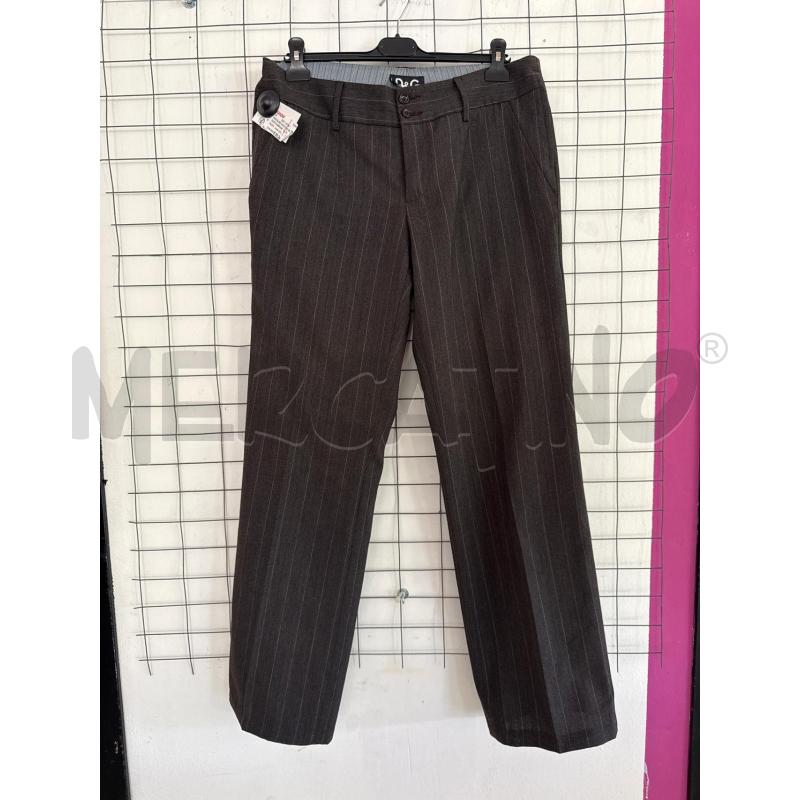 PANTALONE UOMO D&G GESSATO MARRONE  | Mercatino dell'Usato Corciano 1