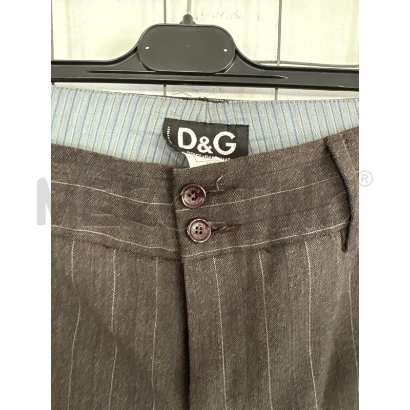 PANTALONE UOMO D&G GESSATO MARRONE  | Mercatino dell'Usato Corciano 2