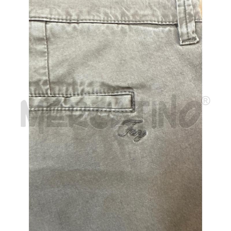 PANTALONE UOMO FAY TORTORA SCURO CORTO  | Mercatino dell'Usato Corciano 4
