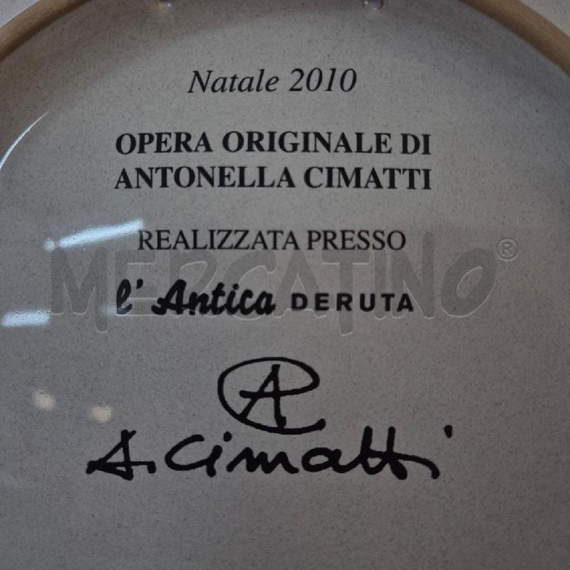 PIATTO 25CM L'ANTICA DERUTA ANTONELLA CIMATTI  | Mercatino dell'Usato Corciano 3