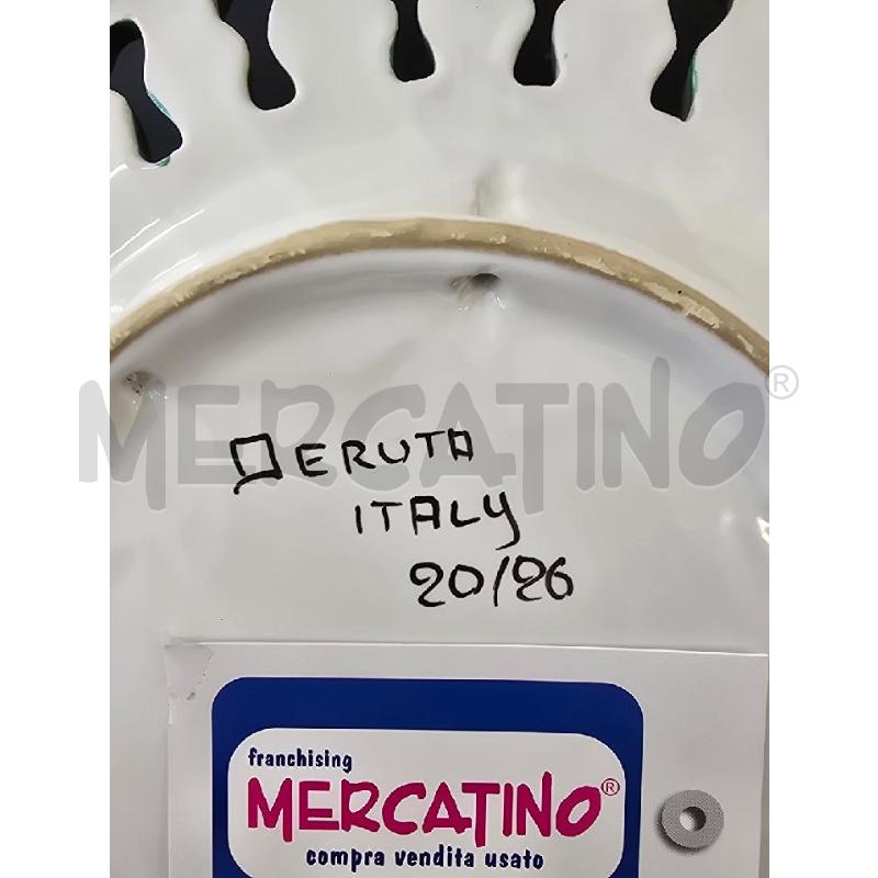 PIATTO APPENDERE DERUTA VERDE | Mercatino dell'Usato Corciano 3