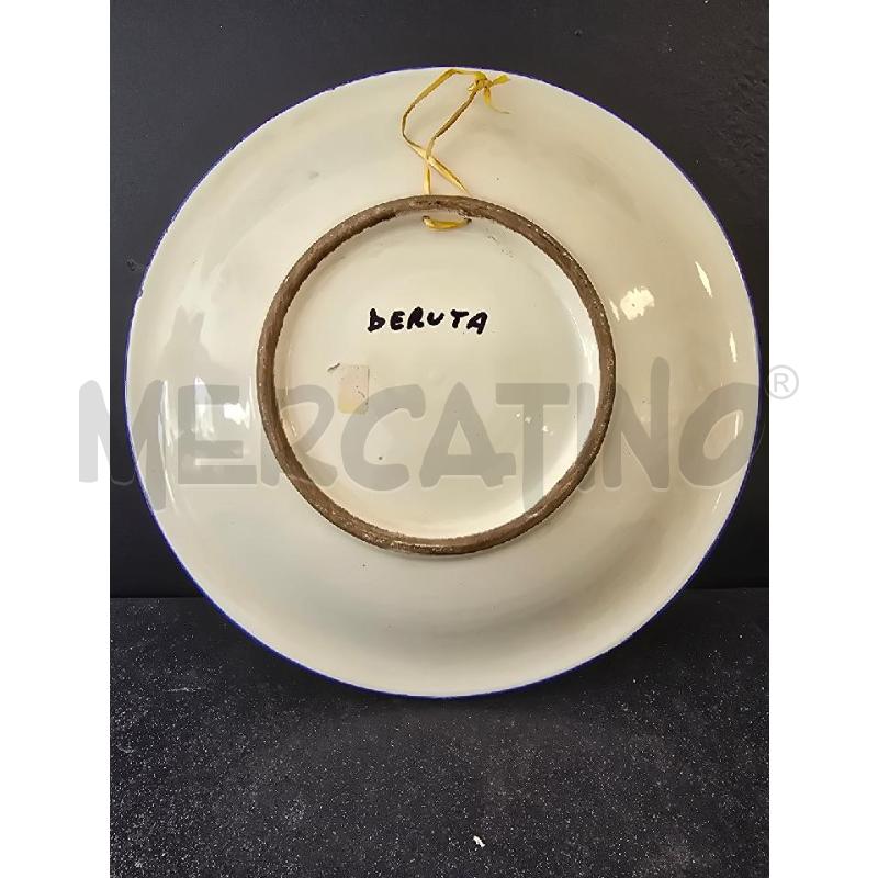 PIATTO DERUTA DECORATIVO  | Mercatino dell'Usato Corciano 2