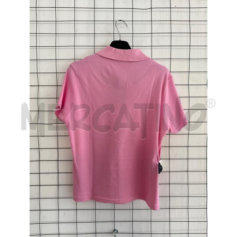 POLO DONNA BURBERRY ROSA CON LOGO  | Mercatino dell'Usato Corciano 4