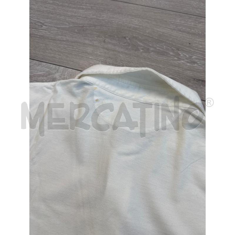 POLO UOMO BRUNELLO CUCINELLI BIANCO CON LOGO  | Mercatino dell'Usato Corciano 4