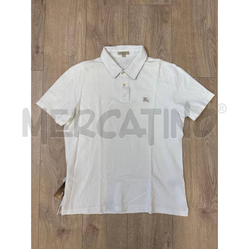POLO UOMO BURBERRY BIANCO CLASICA  | Mercatino dell'Usato Corciano 1