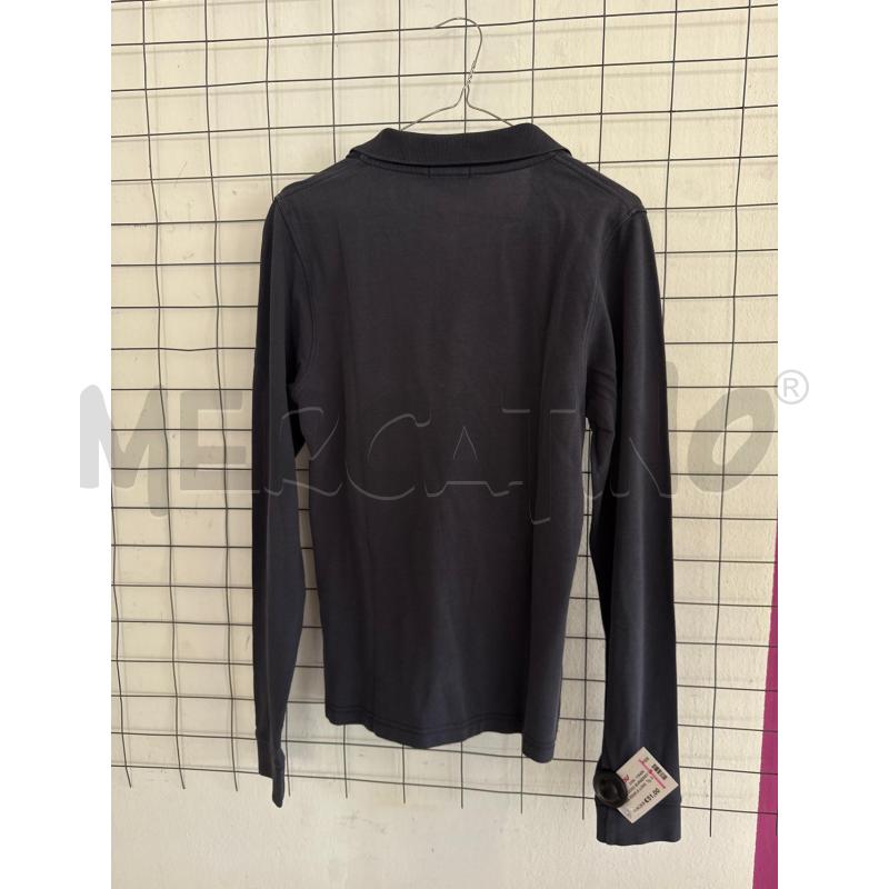 POLO UOMO BURBERRY GRIGIA MANICA LUNGA  | Mercatino dell'Usato Corciano 3