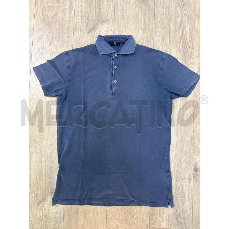 POLO UOMO FAY BLU JEANS MEZZA MANICA  | Mercatino dell'Usato Corciano 1