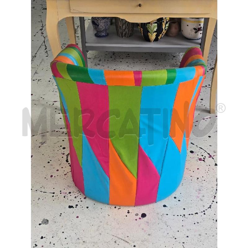 POLTRONA ARCOBALENO SIMILPELLE  | Mercatino dell'Usato Corciano 3