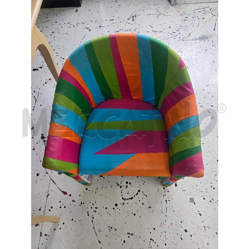 POLTRONA ARCOBALENO SIMILPELLE  | Mercatino dell'Usato Corciano 5
