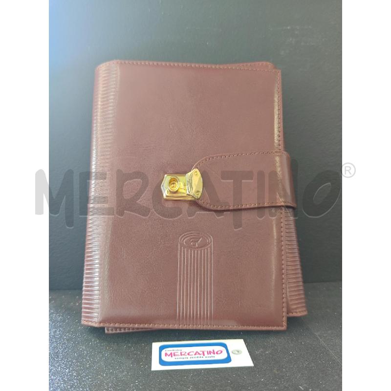 PORTA DOCUMENTI TESTA DI MORO CHIUSURA DORATA | Mercatino dell'Usato Corciano 1