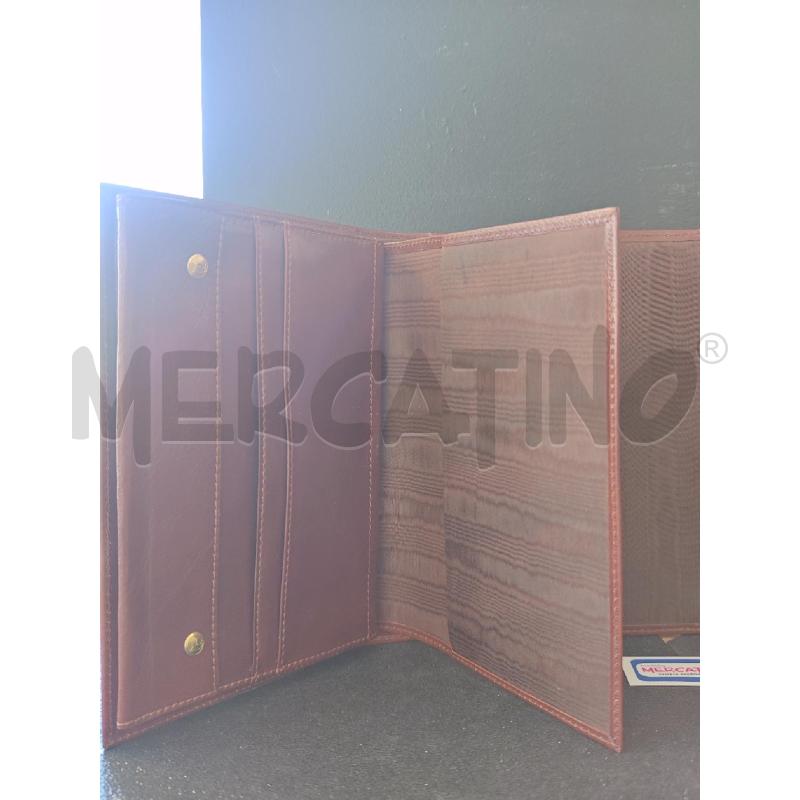 PORTA DOCUMENTI TESTA DI MORO CHIUSURA DORATA | Mercatino dell'Usato Corciano 2