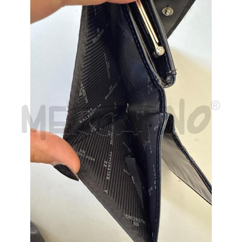 PORTA FOGLIO BALENCIAGA NERO  | Mercatino dell'Usato Corciano 5