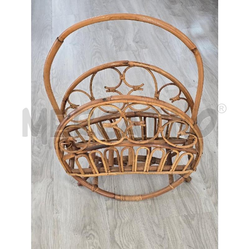 PORTA RIVISTE BAMBOO | Mercatino dell'Usato Corciano 2