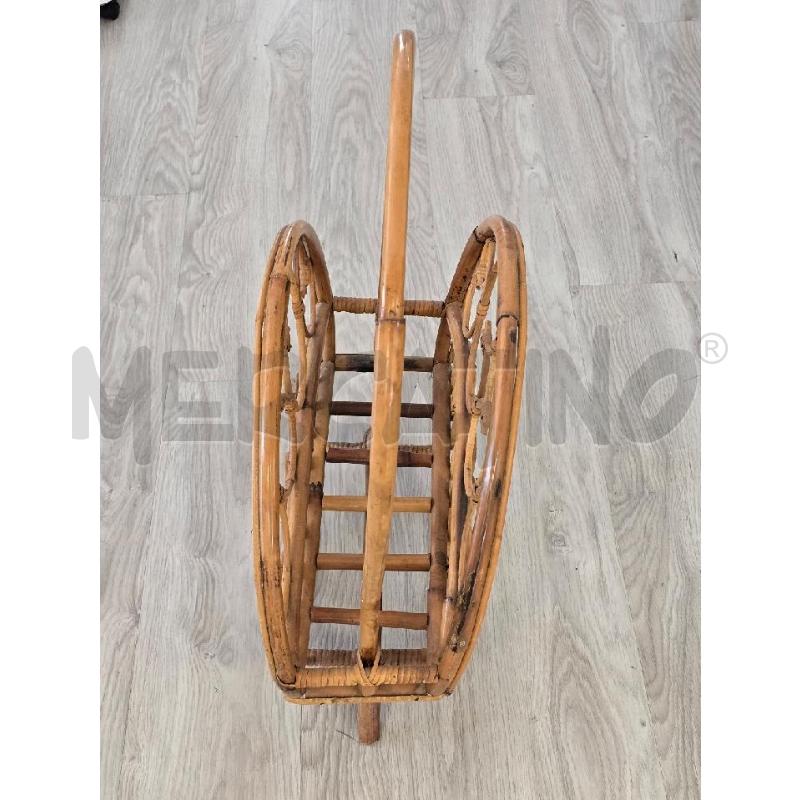 PORTA RIVISTE BAMBOO | Mercatino dell'Usato Corciano 3
