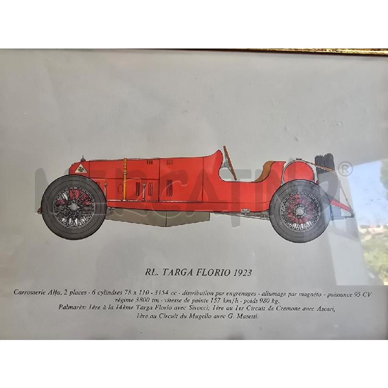 QUADRO AUTO RL TARGA FLORIO | Mercatino dell'Usato Corciano 3