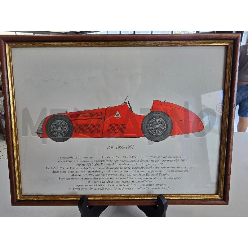 QUADRO AUTO ROSSA 159 | Mercatino dell'Usato Corciano 1