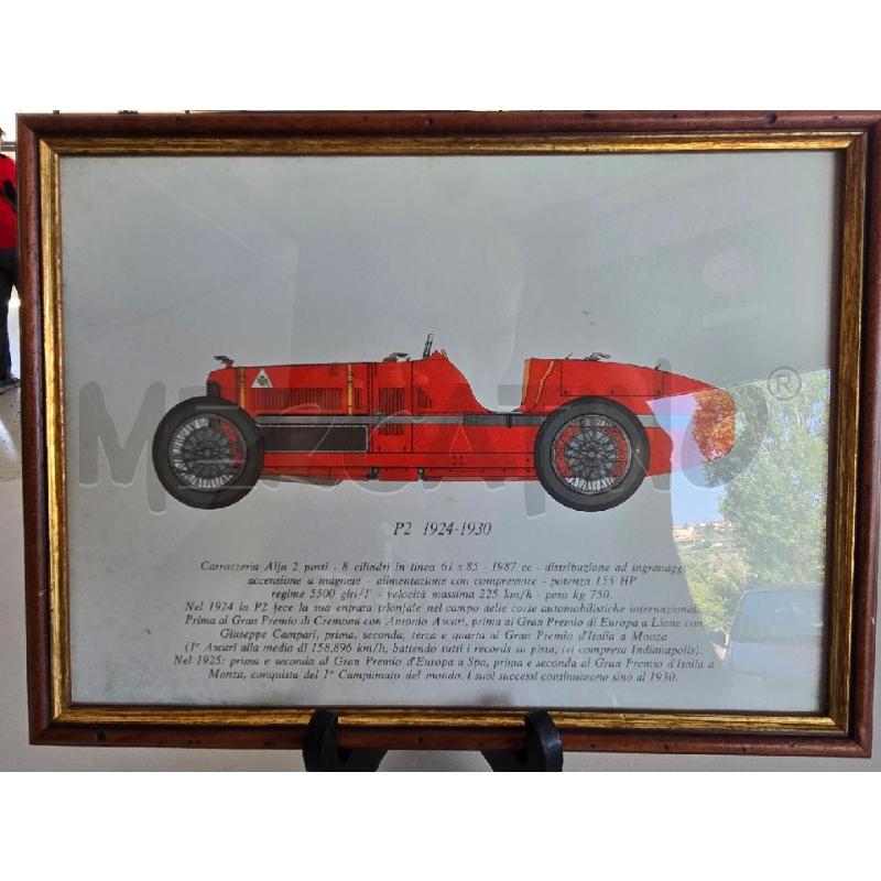QUADRO AUTO ROSSA P2 1924 | Mercatino dell'Usato Corciano 1