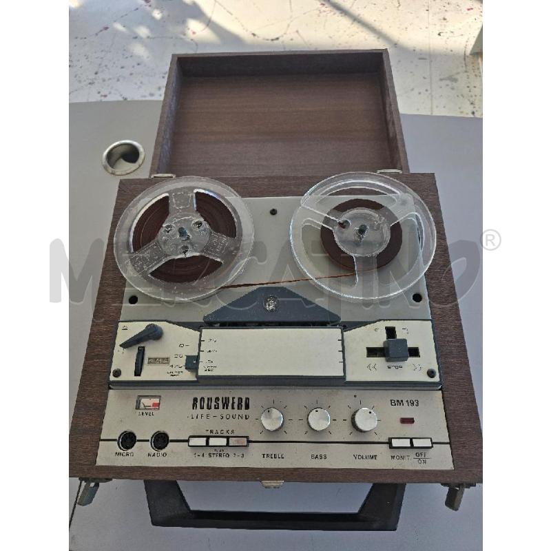 REGISTRATORE  ABOBINE DA COLLLEZIONE ROUSWERD LIFE SOUND | Mercatino dell'Usato Corciano 3