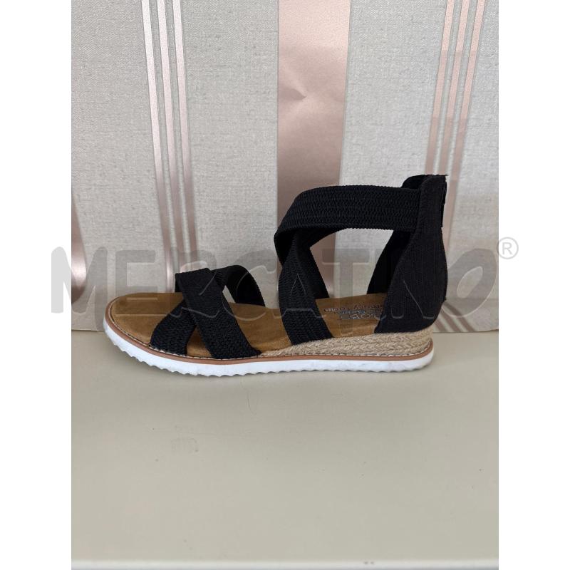 SANDALI DONNA BOBS SKECHERS MARRONI E NERI  | Mercatino dell'Usato Corciano 2
