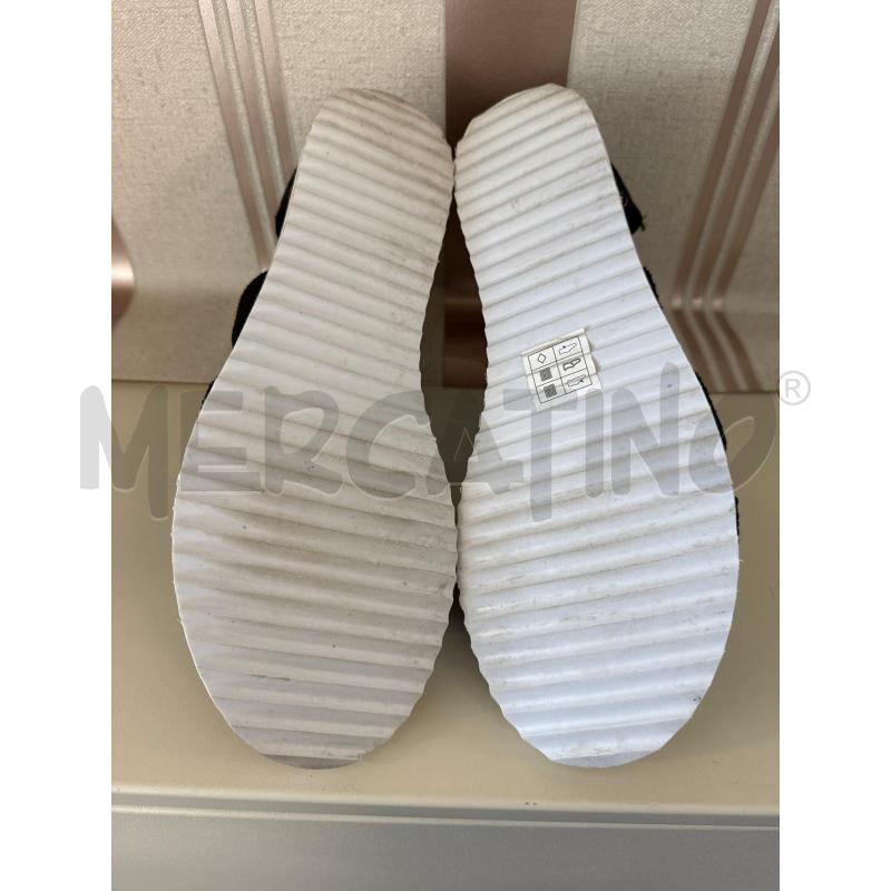 SANDALI DONNA BOBS SKECHERS MARRONI E NERI  | Mercatino dell'Usato Corciano 3