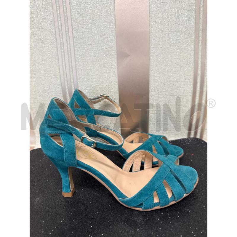 SANDALI DONNA VERDE SMERALDO | Mercatino dell'Usato Corciano 3