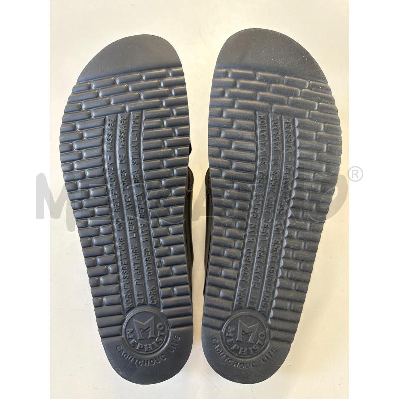 SANDALI UOMO MEOHISTO NERO IN CUORI A INTRECCIO  | Mercatino dell'Usato Corciano 3