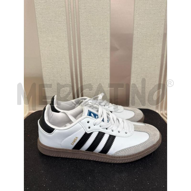 SCARPE DONNA ADIDAS SAMBA BIANCHE CON LACCI  | Mercatino dell'Usato Corciano 3