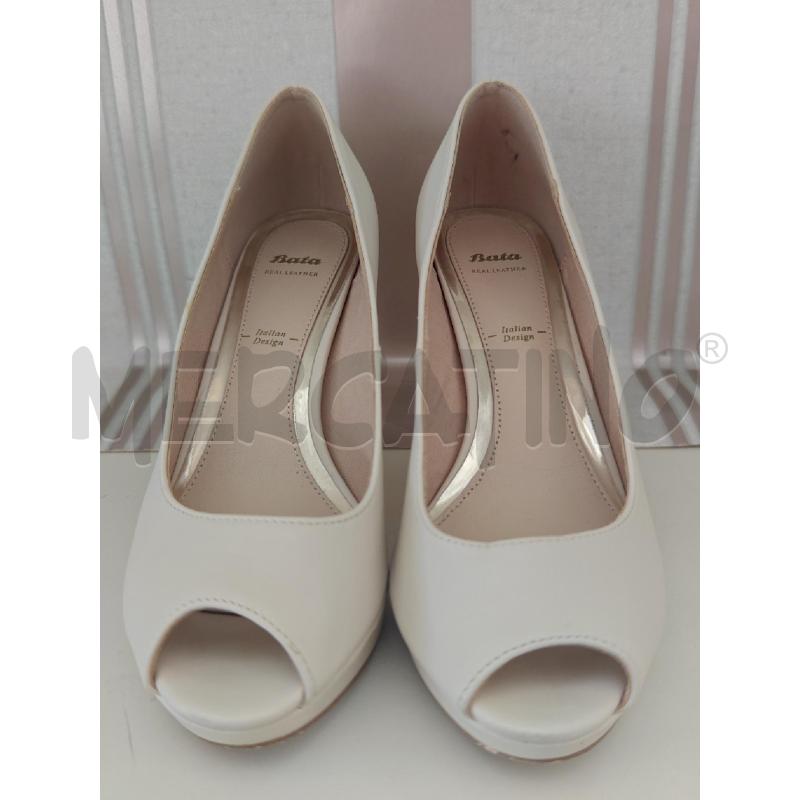 SCARPE DONNA BATA REAL LEATHER ROSA CONFETTO ANTICO | Mercatino dell'Usato Corciano 1