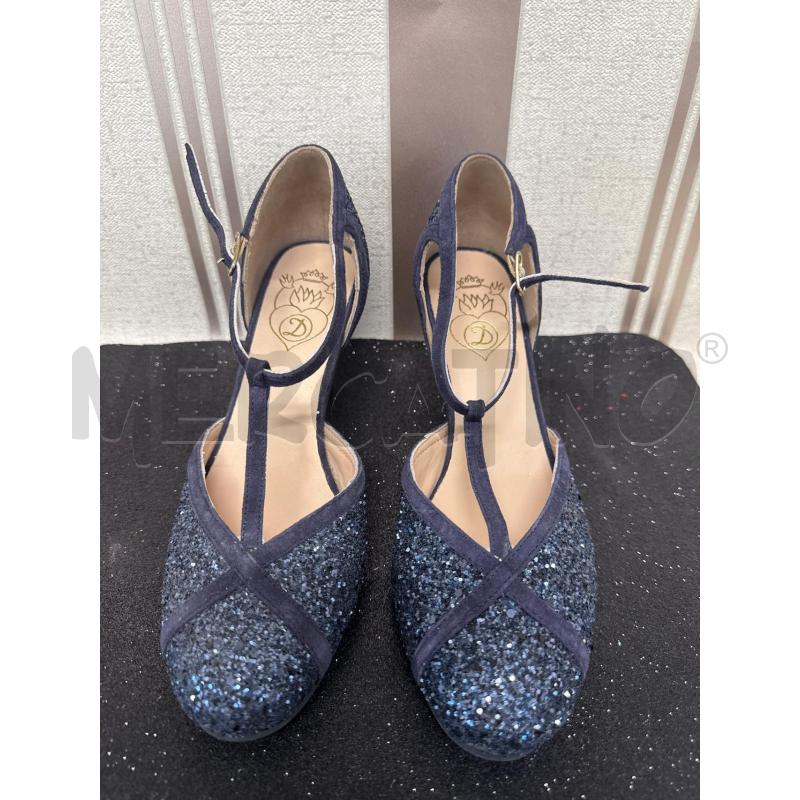 SCARPE DONNA BLU BRILLI  | Mercatino dell'Usato Corciano 1