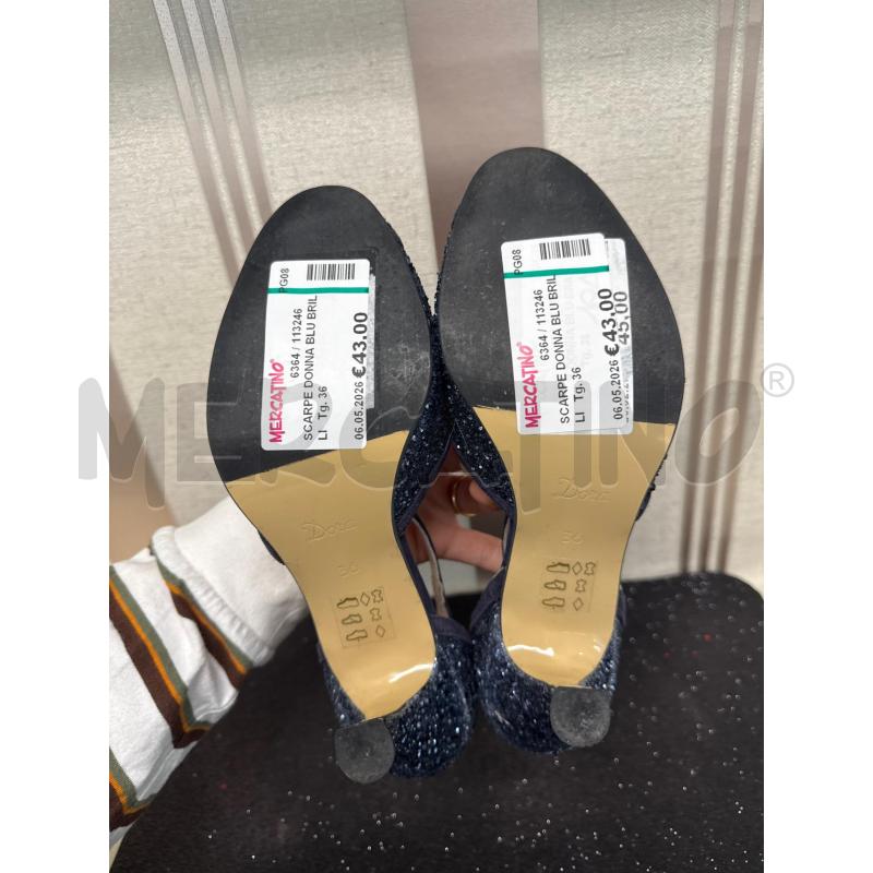 SCARPE DONNA BLU BRILLI  | Mercatino dell'Usato Corciano 2