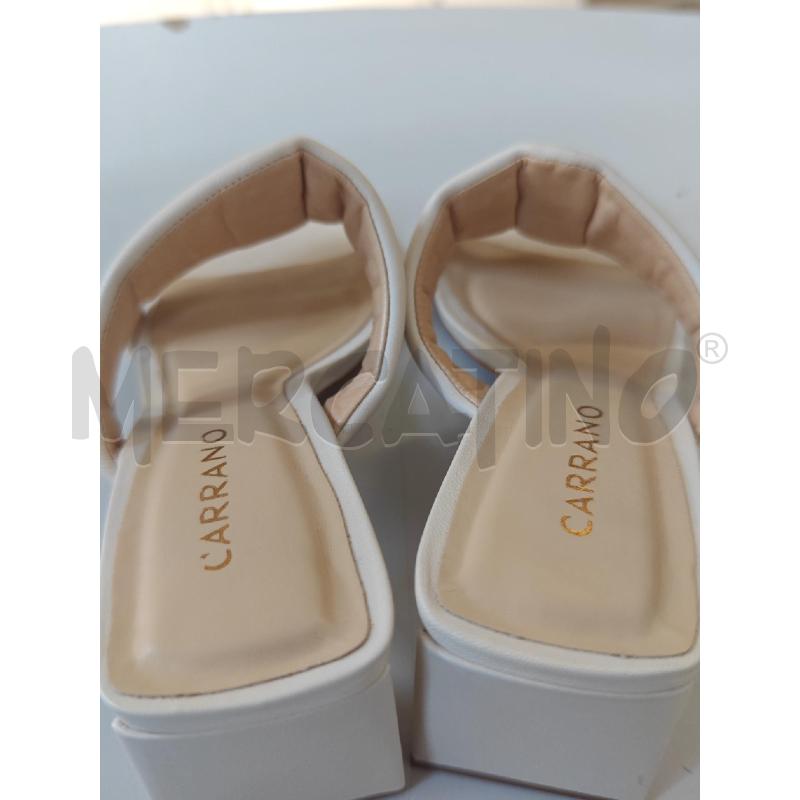 SCARPE DONNA CARRARO BIANCHE CON 2FASCE  | Mercatino dell'Usato Corciano 5