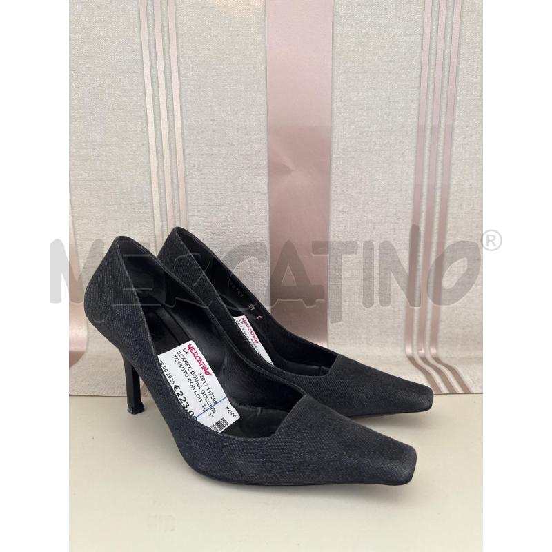 SCARPE DONNA GUCCI IN TESSUTO CON LOGO  | Mercatino dell'Usato Corciano 1