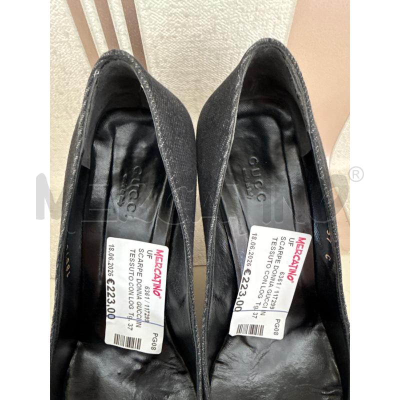 SCARPE DONNA GUCCI IN TESSUTO CON LOGO  | Mercatino dell'Usato Corciano 4