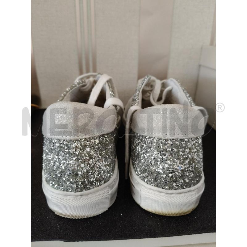 SCARPE DONNA OVYE  DI PELLE CON STELLA ARGENTO  | Mercatino dell'Usato Corciano 4