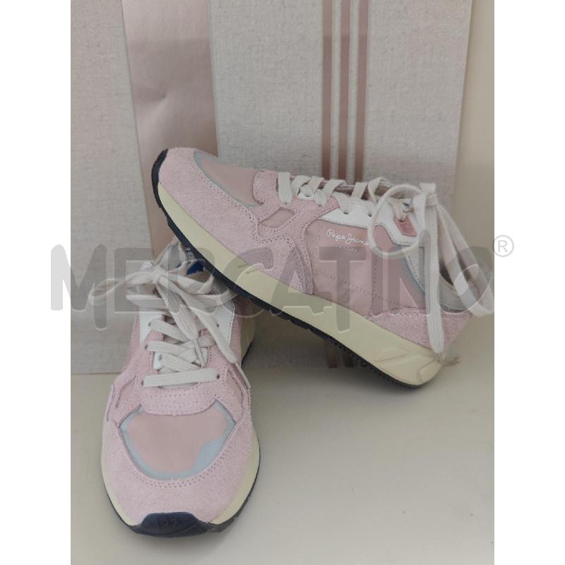 SCARPE DONNA PEPE JEANS ROSA SCRITTA BLU  | Mercatino dell'Usato Corciano 1