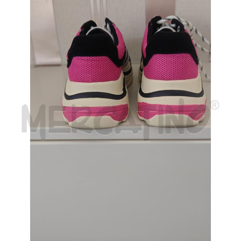 SCARPE DONNA SNIEKERS LA CARRIE PANNA-FUCSIA | Mercatino dell'Usato Corciano 2