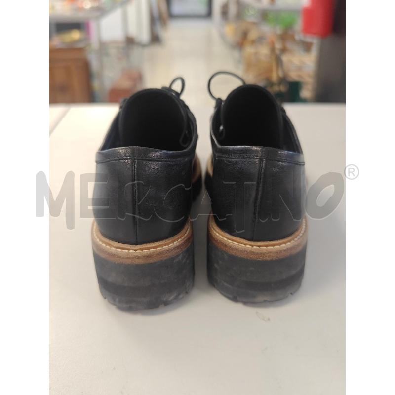 SCARPE DONNA STRNGATE NERE CON BOR.MARRONI1 | Mercatino dell'Usato Corciano 2