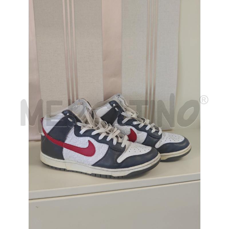 SCARPE UOMO BASKET NIKE GRIGIO BIANCHE | Mercatino dell'Usato Corciano 1