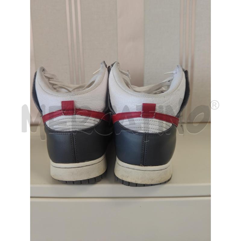 SCARPE UOMO BASKET NIKE GRIGIO BIANCHE | Mercatino dell'Usato Corciano 4