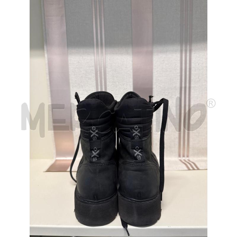 SCARPE UOMO OXS STIVALE NERO ALTO OPACO  | Mercatino dell'Usato Corciano 2