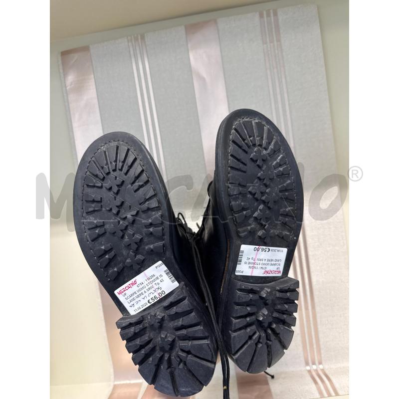 SCARPE UOMO STONME ISLAND NERE A SRIVALE  | Mercatino dell'Usato Corciano 3