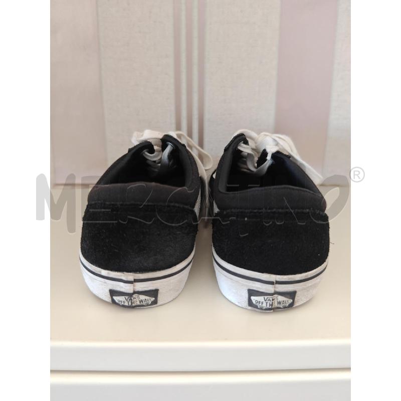 SCARPE UOMO VANS NERE BASSE BAFFO BIANCO  | Mercatino dell'Usato Corciano 2