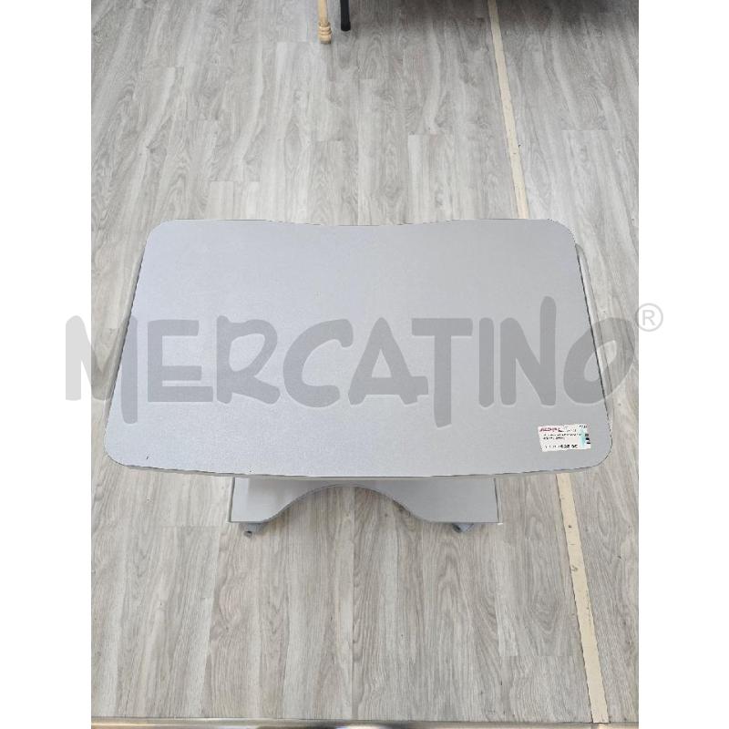 SCRIVANIA CARRELLO PORTA PC GRGIO  | Mercatino dell'Usato Corciano 2
