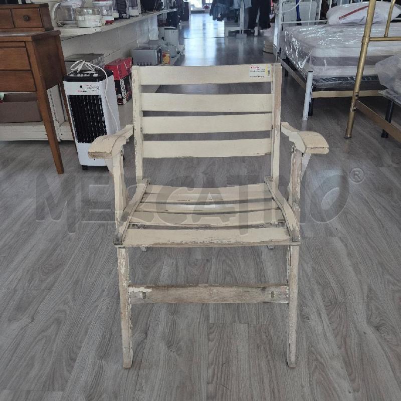 SEDIA IN LEGNO BIANCO  | Mercatino dell'Usato Corciano 1