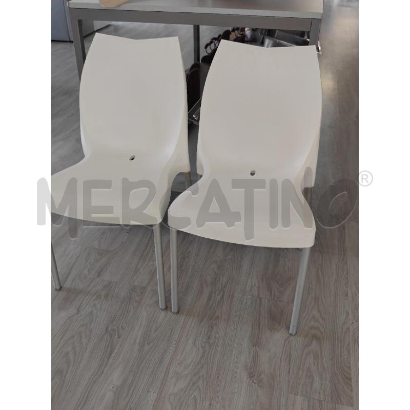 SEDIE PZ.4 GABER BIANCHE MODELLO TULIP | Mercatino dell'Usato Corciano 1