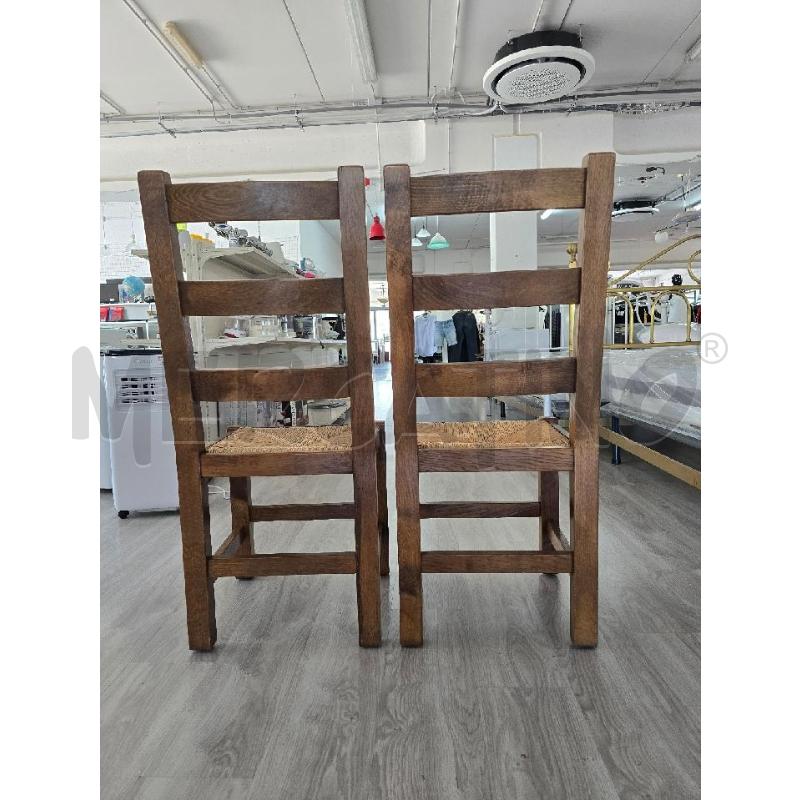 SEDIE PZ2 LEGNO SCHIENALE ALTO | Mercatino dell'Usato Corciano 2