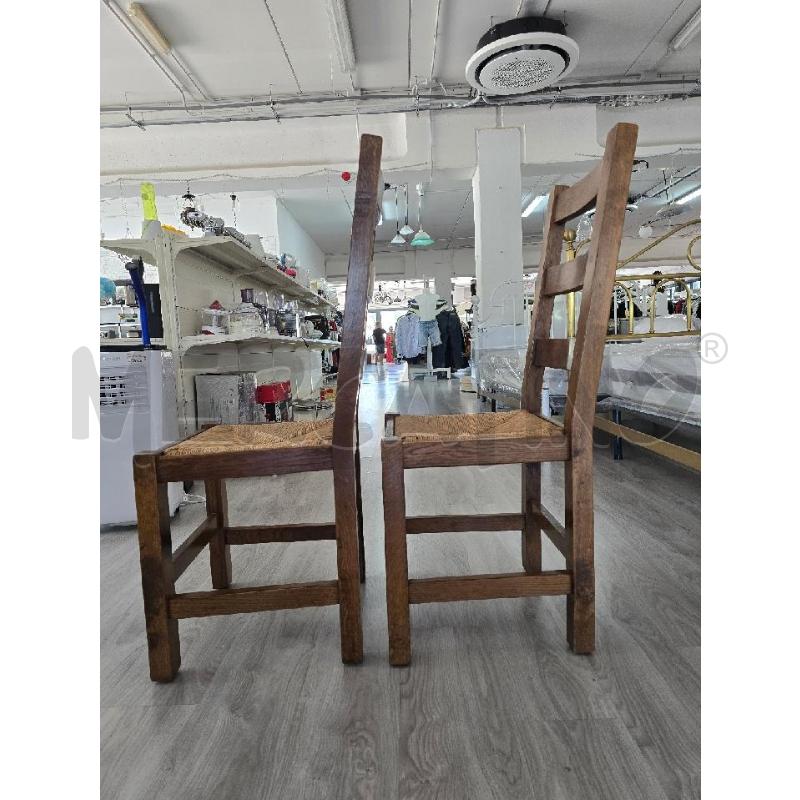 SEDIE PZ2 LEGNO SCHIENALE ALTO | Mercatino dell'Usato Corciano 4